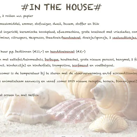 Vakantiebungalow Mee Aan Zee Feriehus